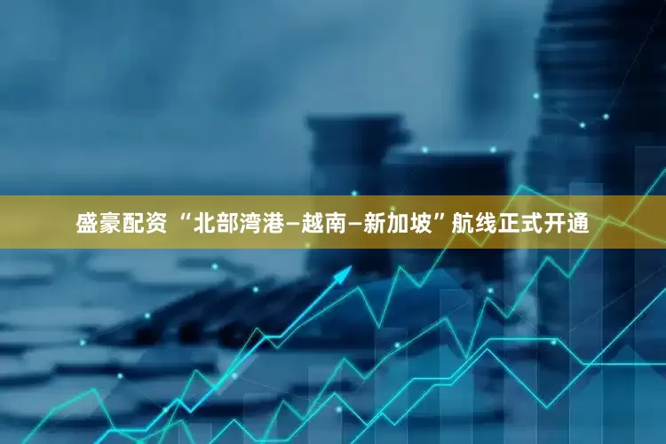盛豪配资 “北部湾港—越南—新加坡”航线正式开通